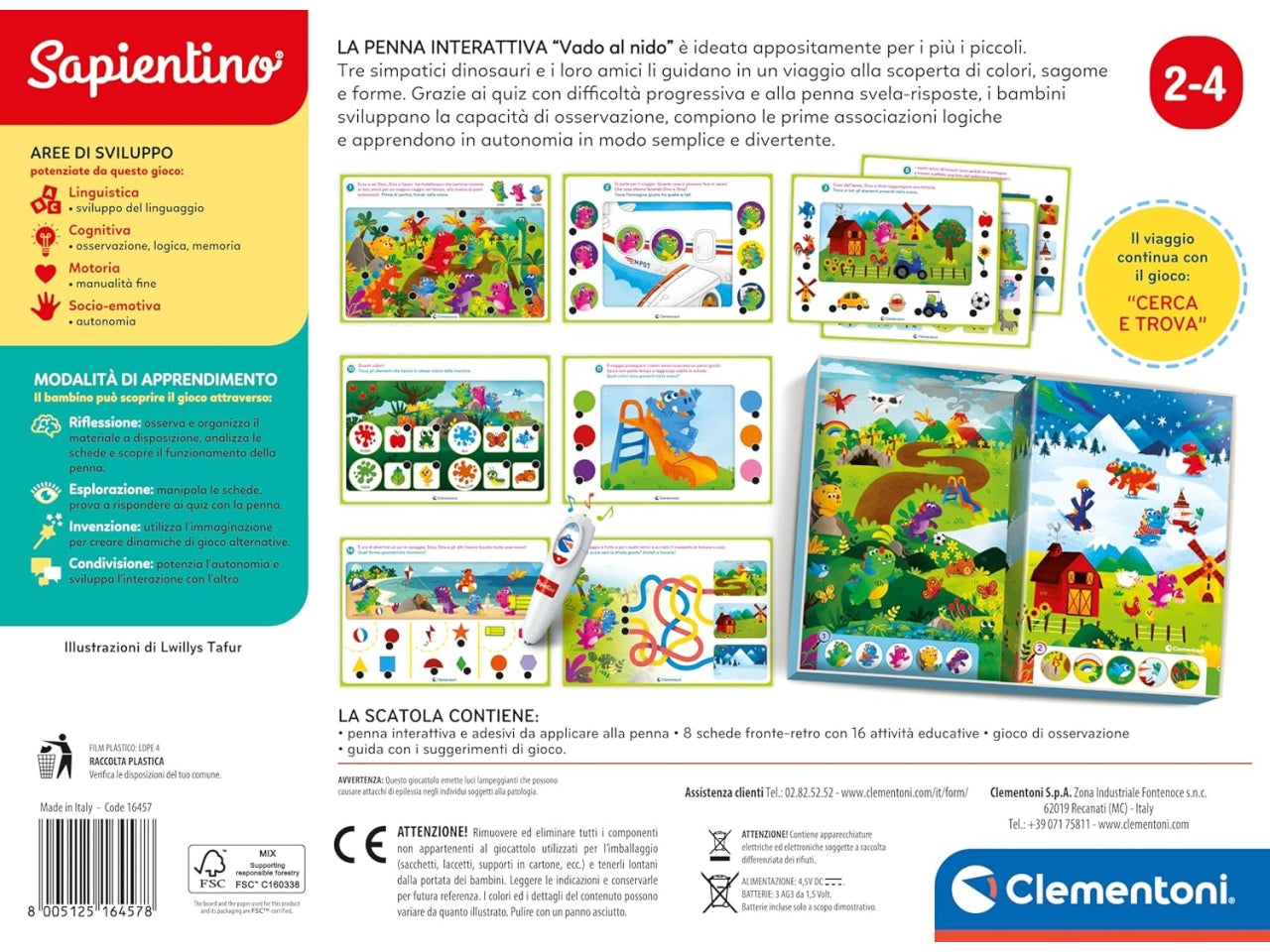 Sapientino Penna Interattiva Scuola 2+