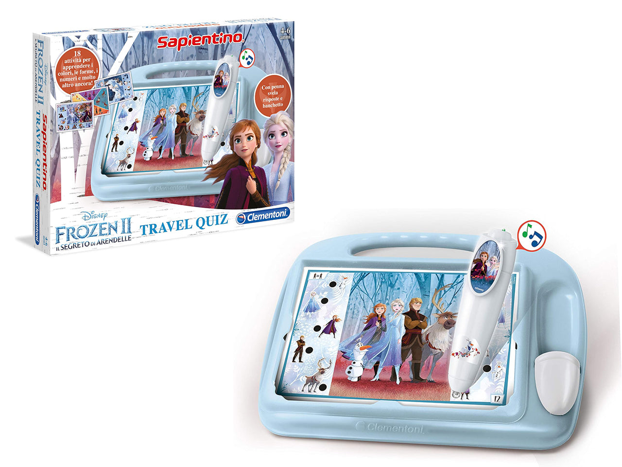 Sapientino travel quiz frozen