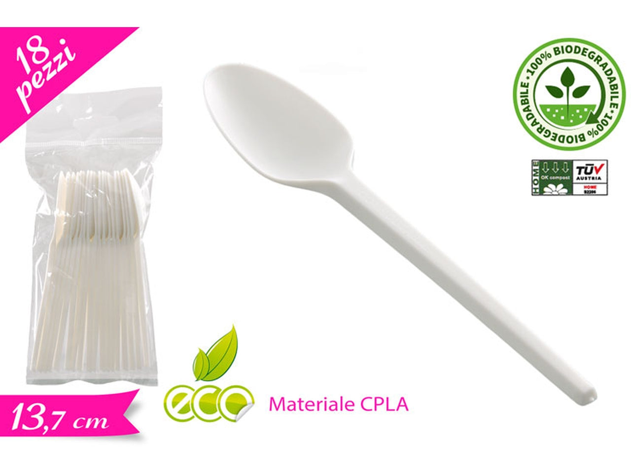 Cucchiaino cpla bianco