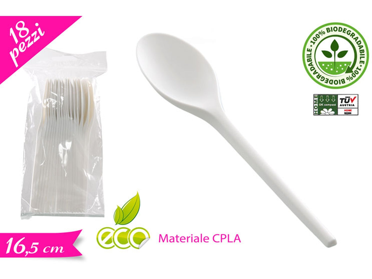 Cucchiaio in cpla bianco