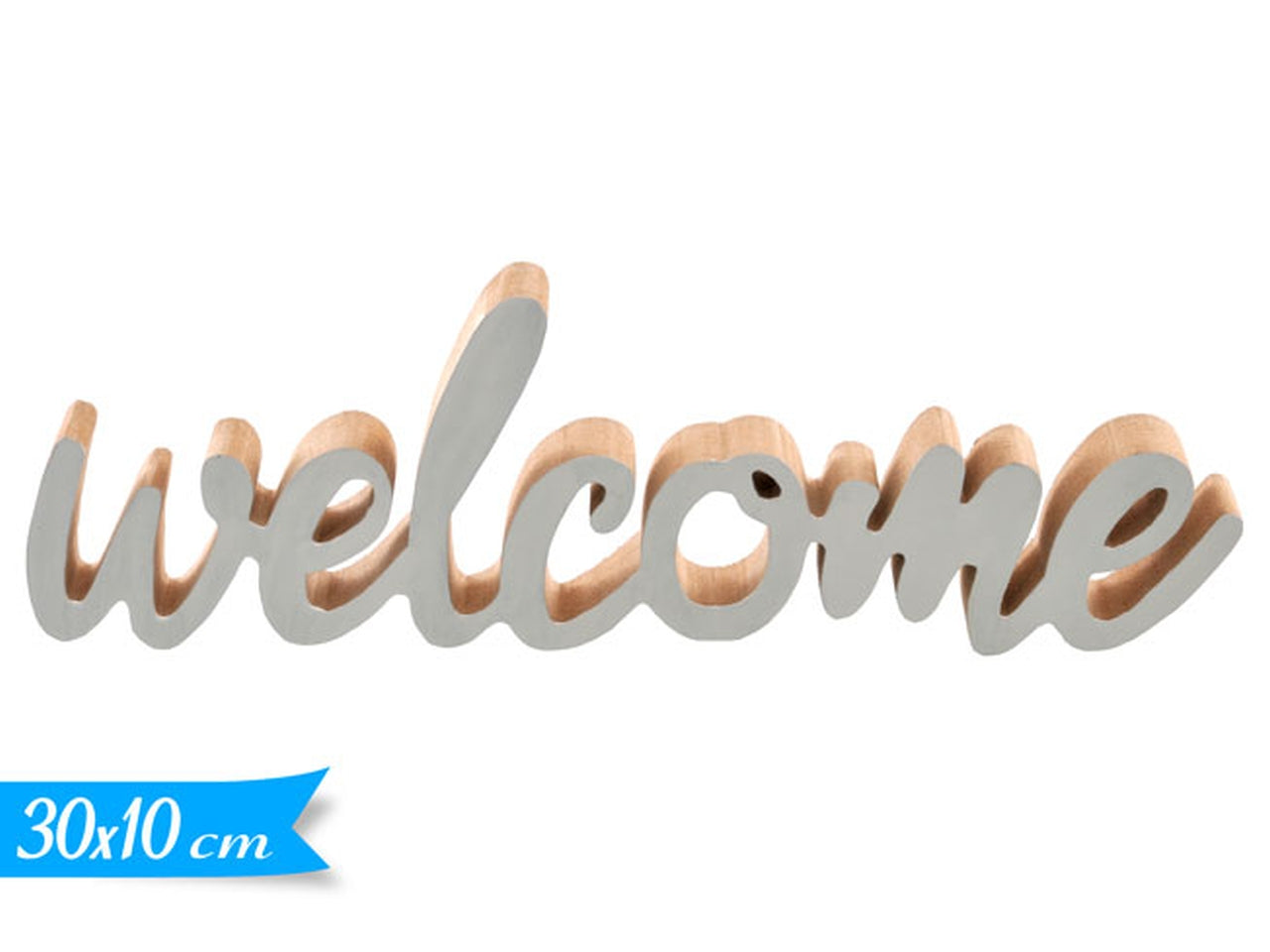 Decorazione scritta welcome