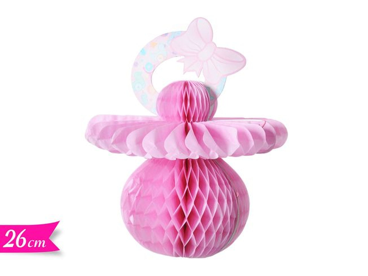 Decorazione ciuccetto rosa