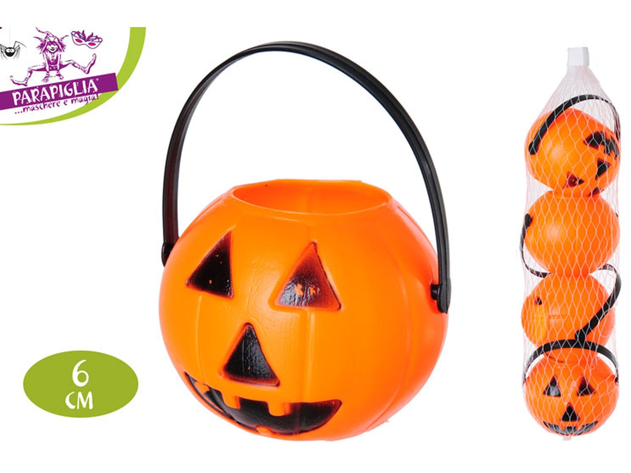 Set 4 zucche plastica