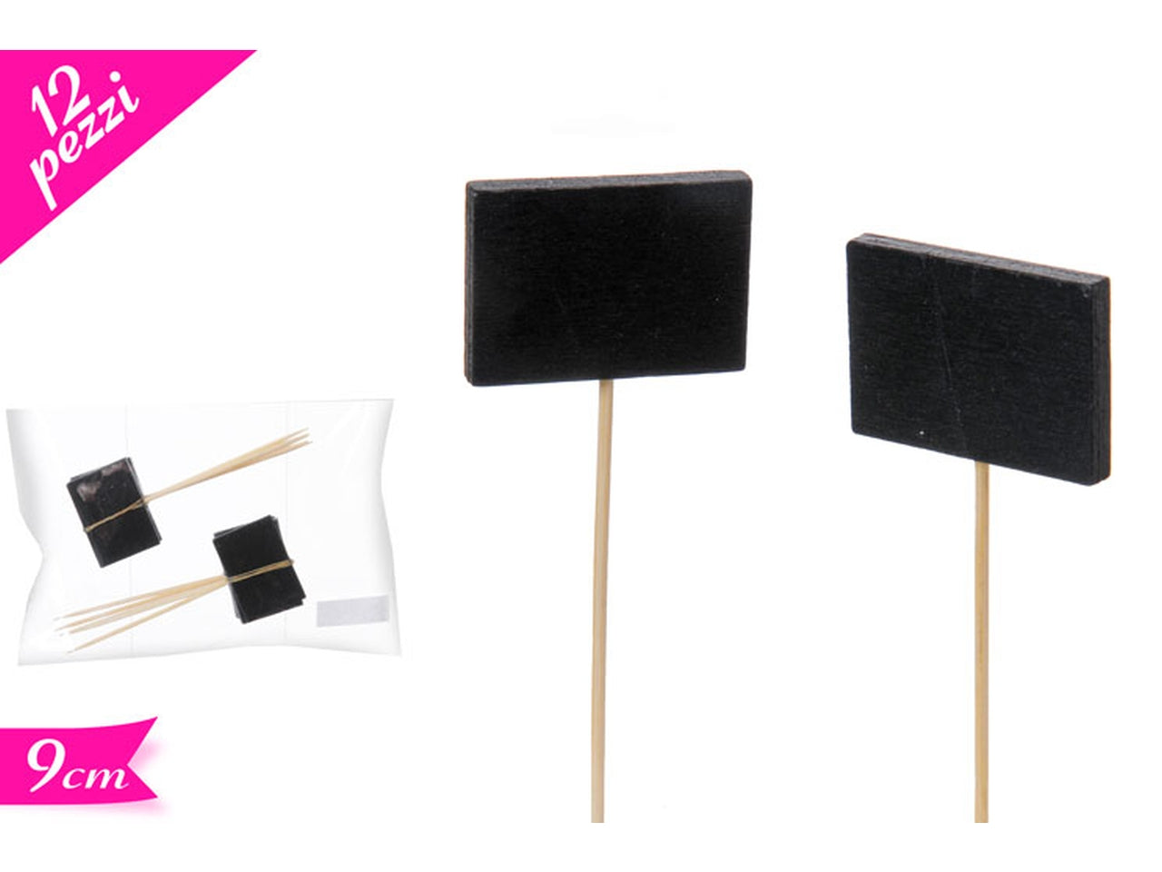 12 Stuzzicandenti con lavagna