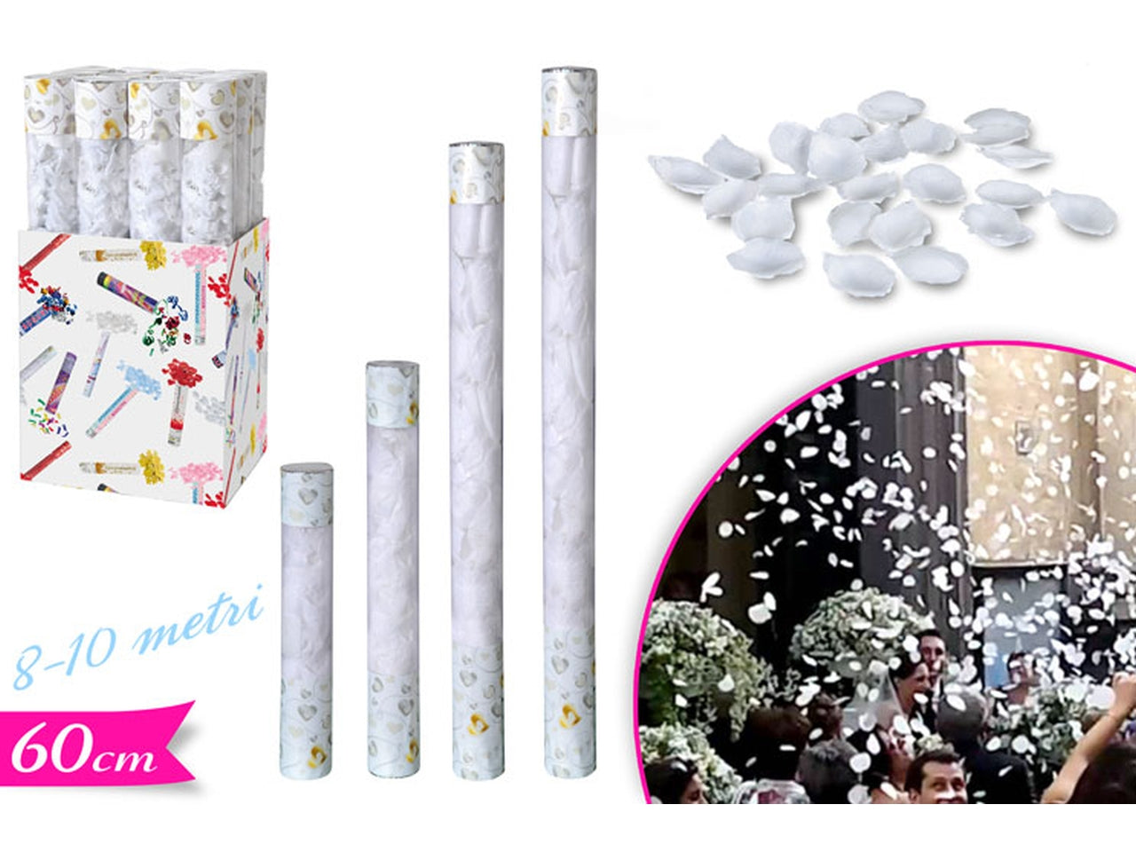 Tubo pvc spara petali bia.60cm dis 747414 $