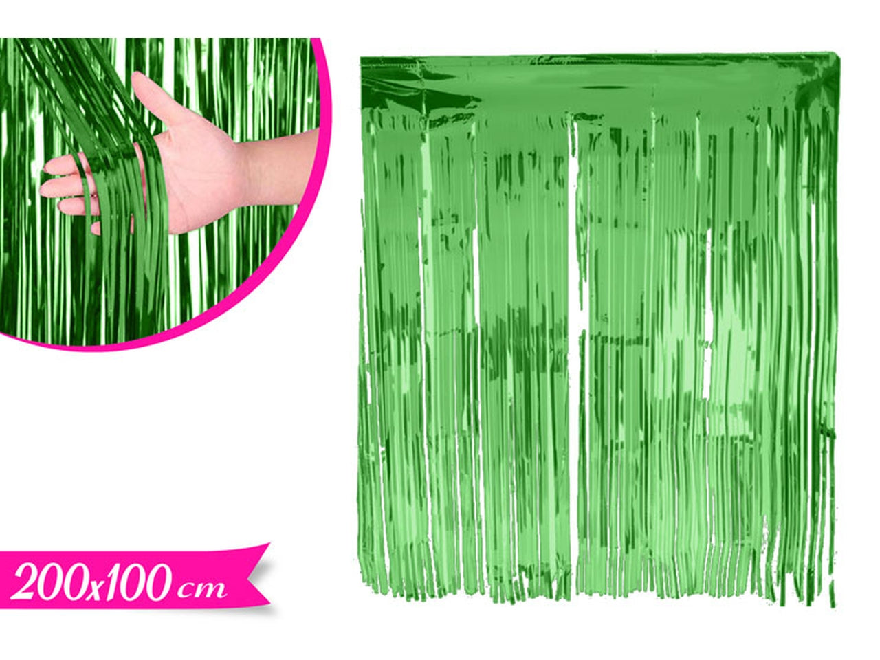 Tenda decorativa 200x100cm verde