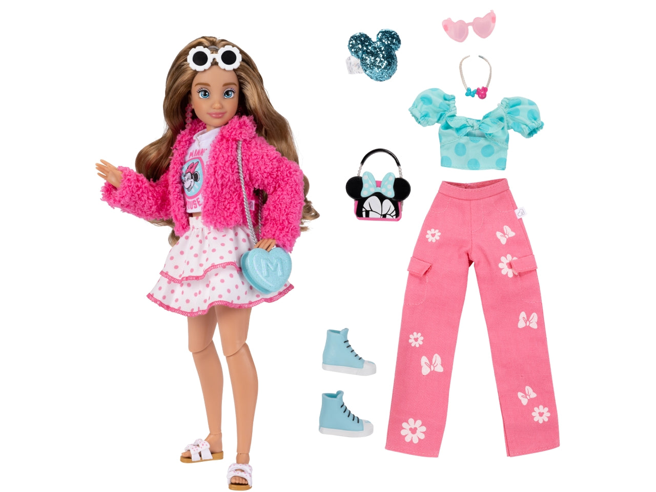 Bambola disney ily inspirata a minni con accessori