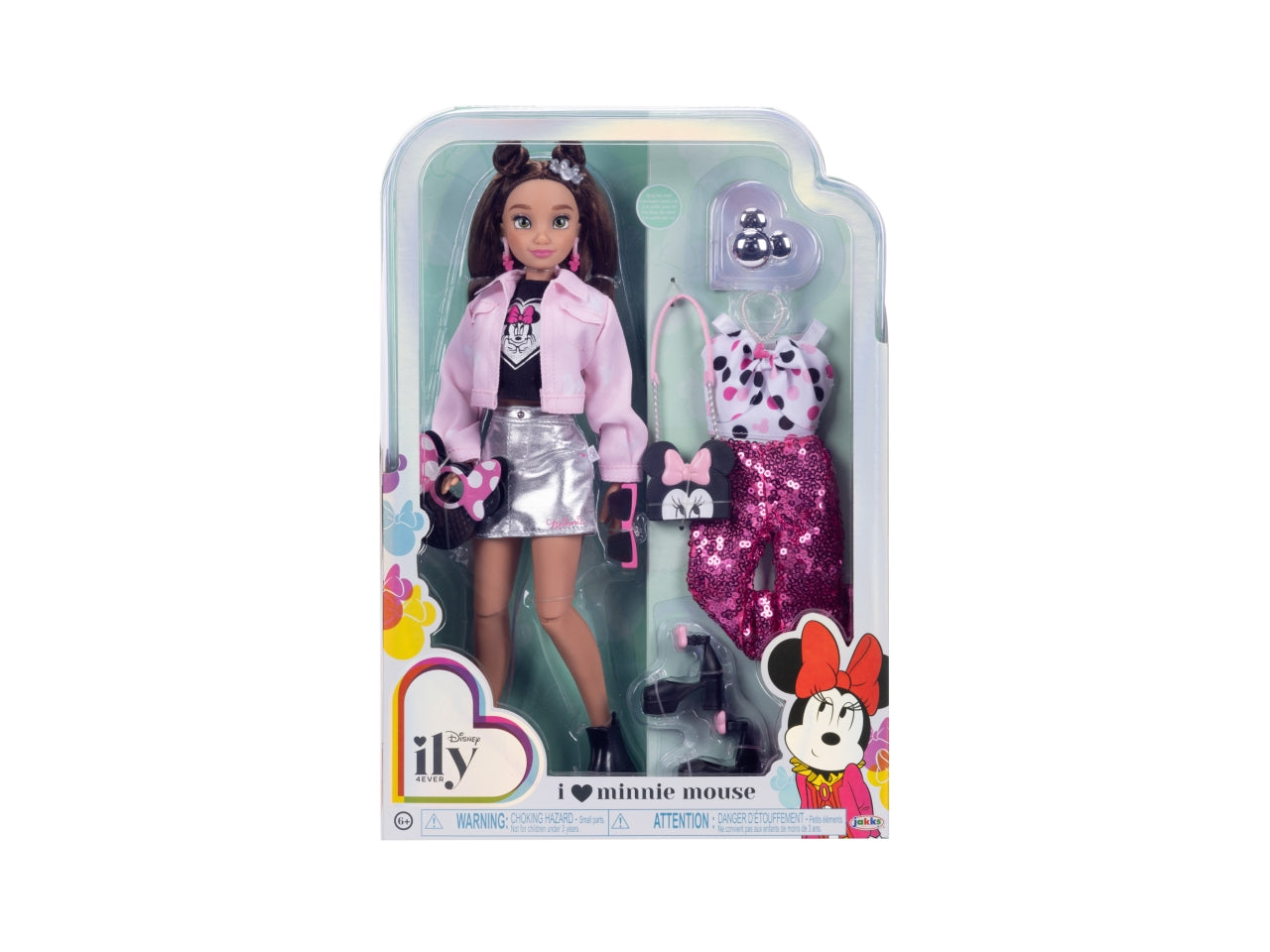 Bambola disney ily inspirata a minnie con accessori