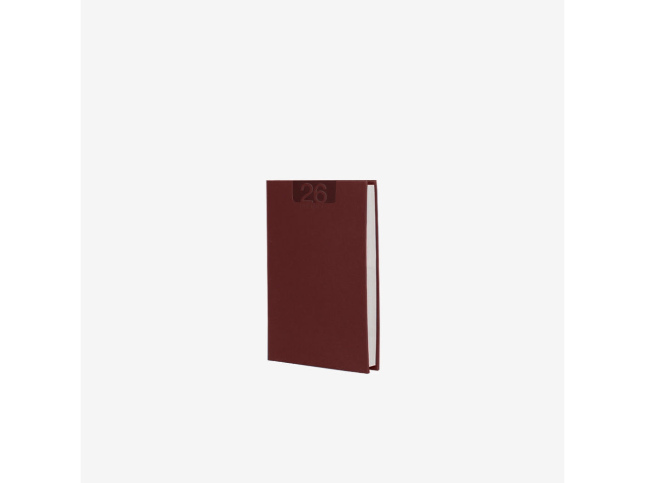 Agenda delta 2026 bigiornaliera 7x10cm bordeaux