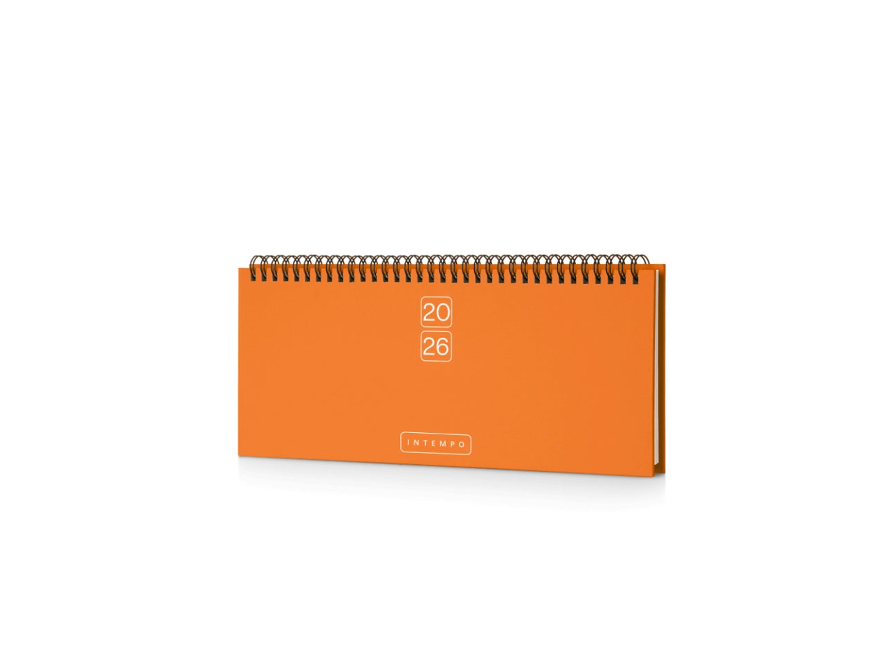 Planning bravo 2026 settimanale 30x10cm arancio