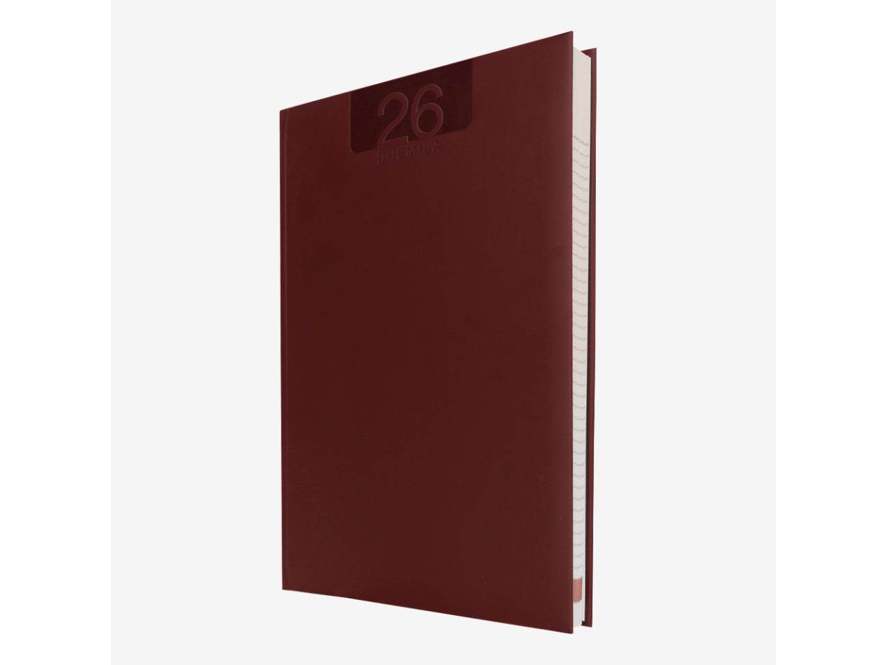 Agenda delta 2026 giornaliera 21x30cm bordeaux