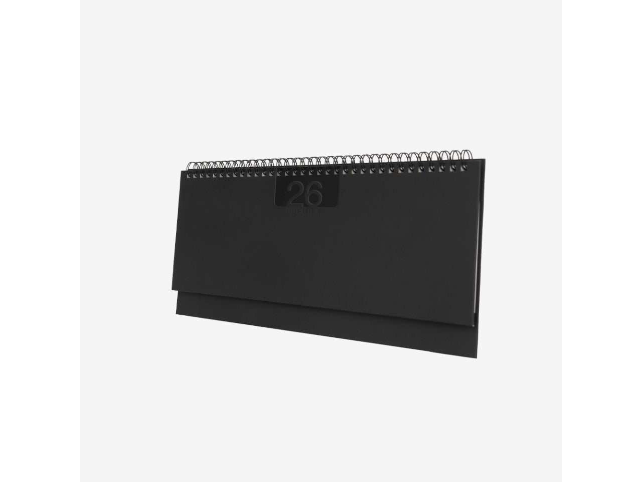 Planning delta 2026 settimanale 30x12cm nero
