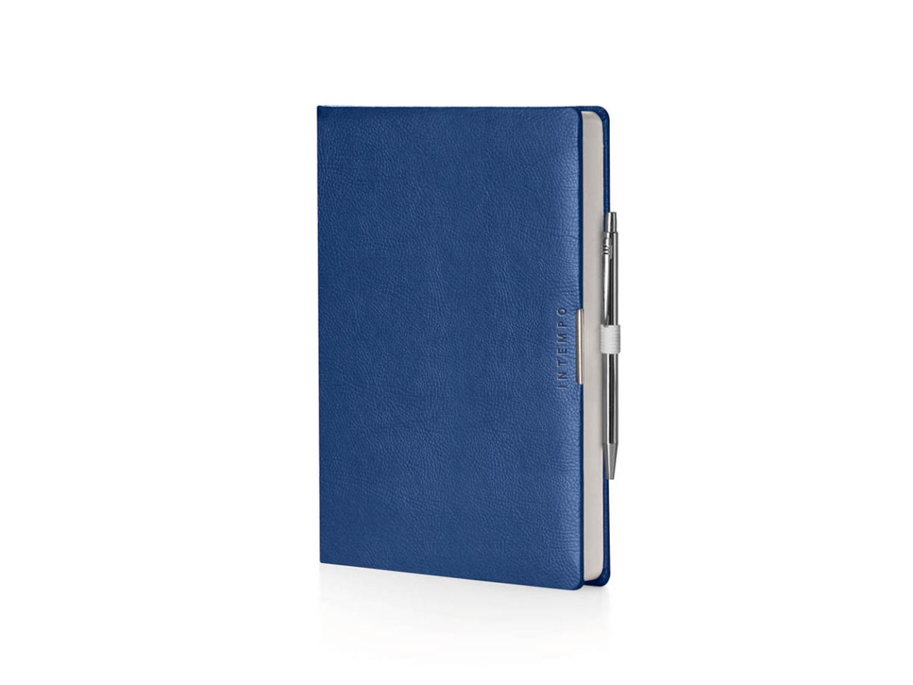 Agenda anytime 2026 giornaliera 17x24cm in similpelle blu