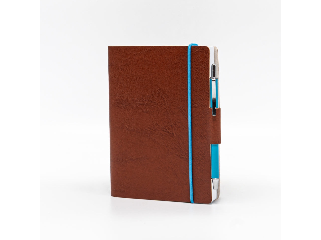 Agenda blueband 2026 9x13cm con elastico in similpelle beige