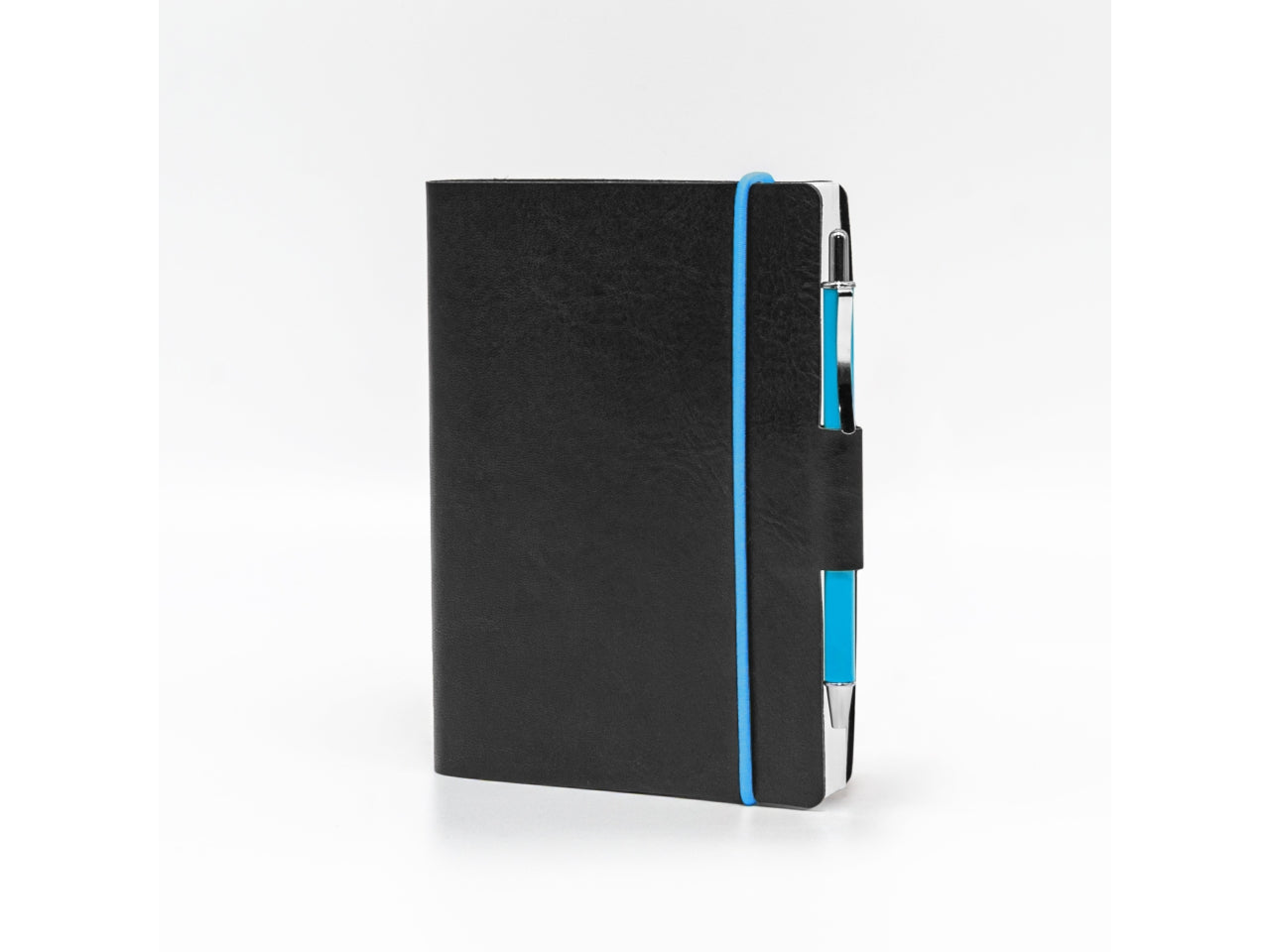 Agenda blueband 2026 9x13cm con elastico in similpelle nero