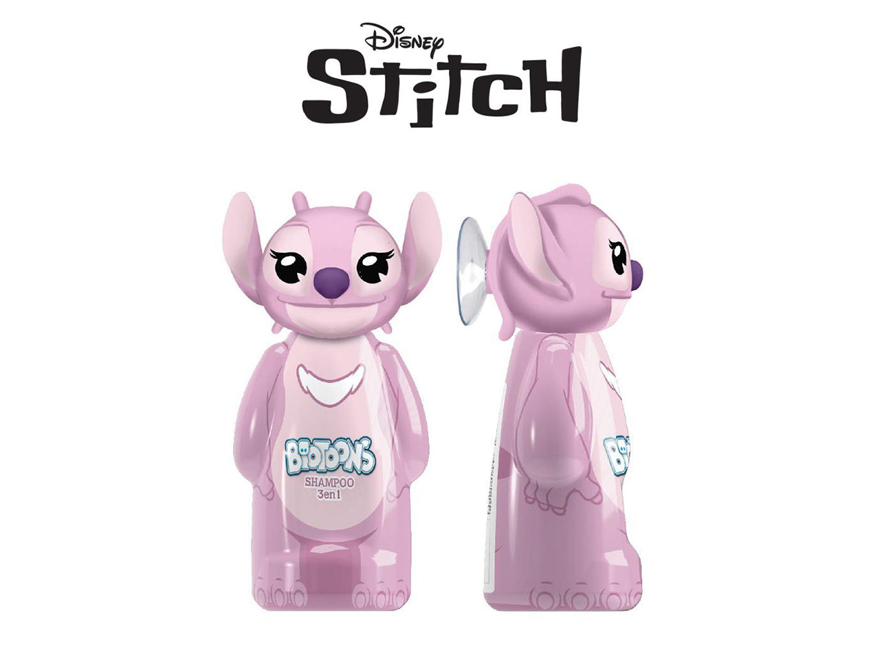 Angel flacone 3D bagno doccia per bimbi con formula 3in1 combina shampoo, balsamo e gel doccia.