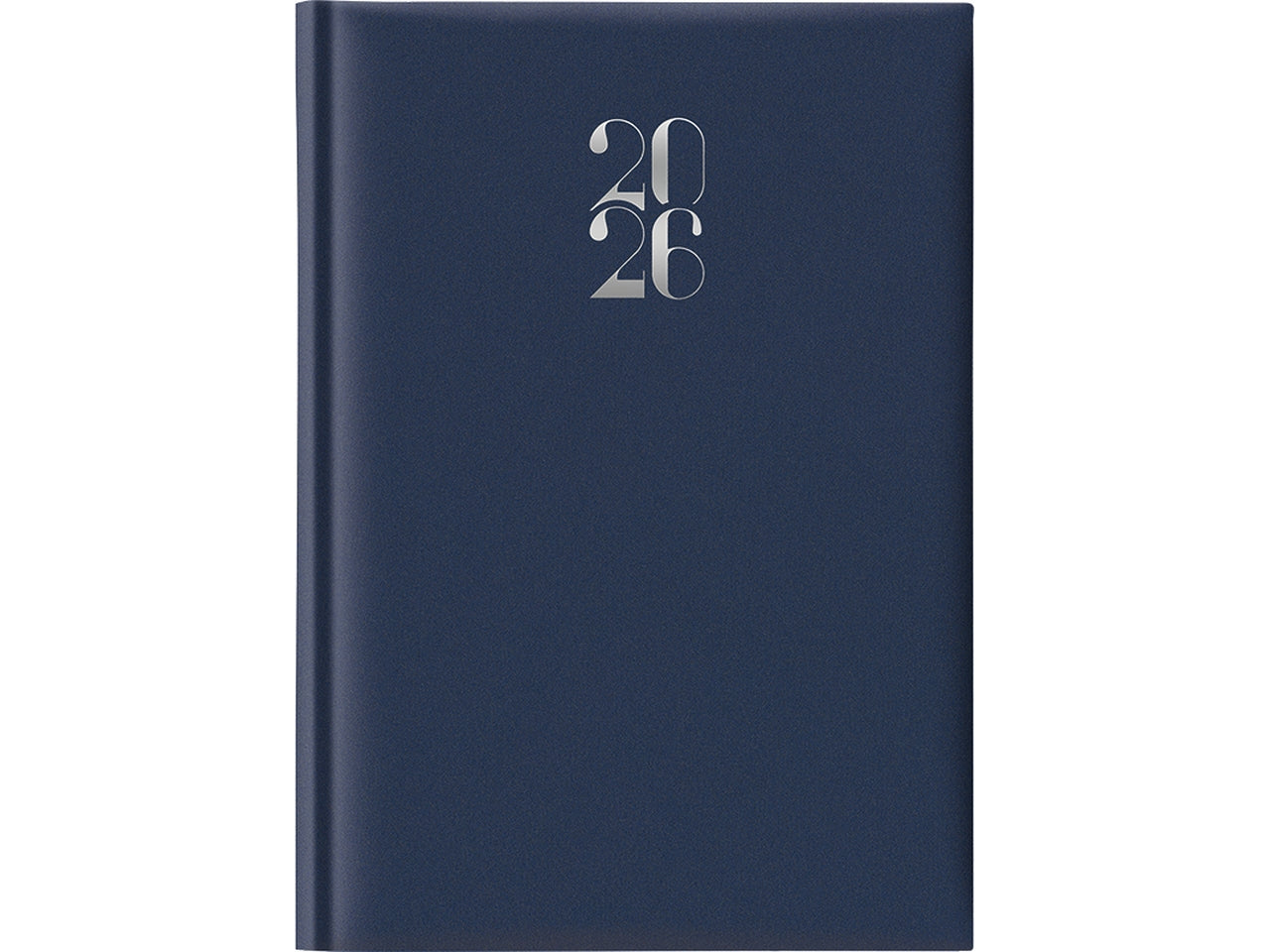 Agenda 2026 14,5x20,5cm giornaliera con sabato e domenica abbinata blu