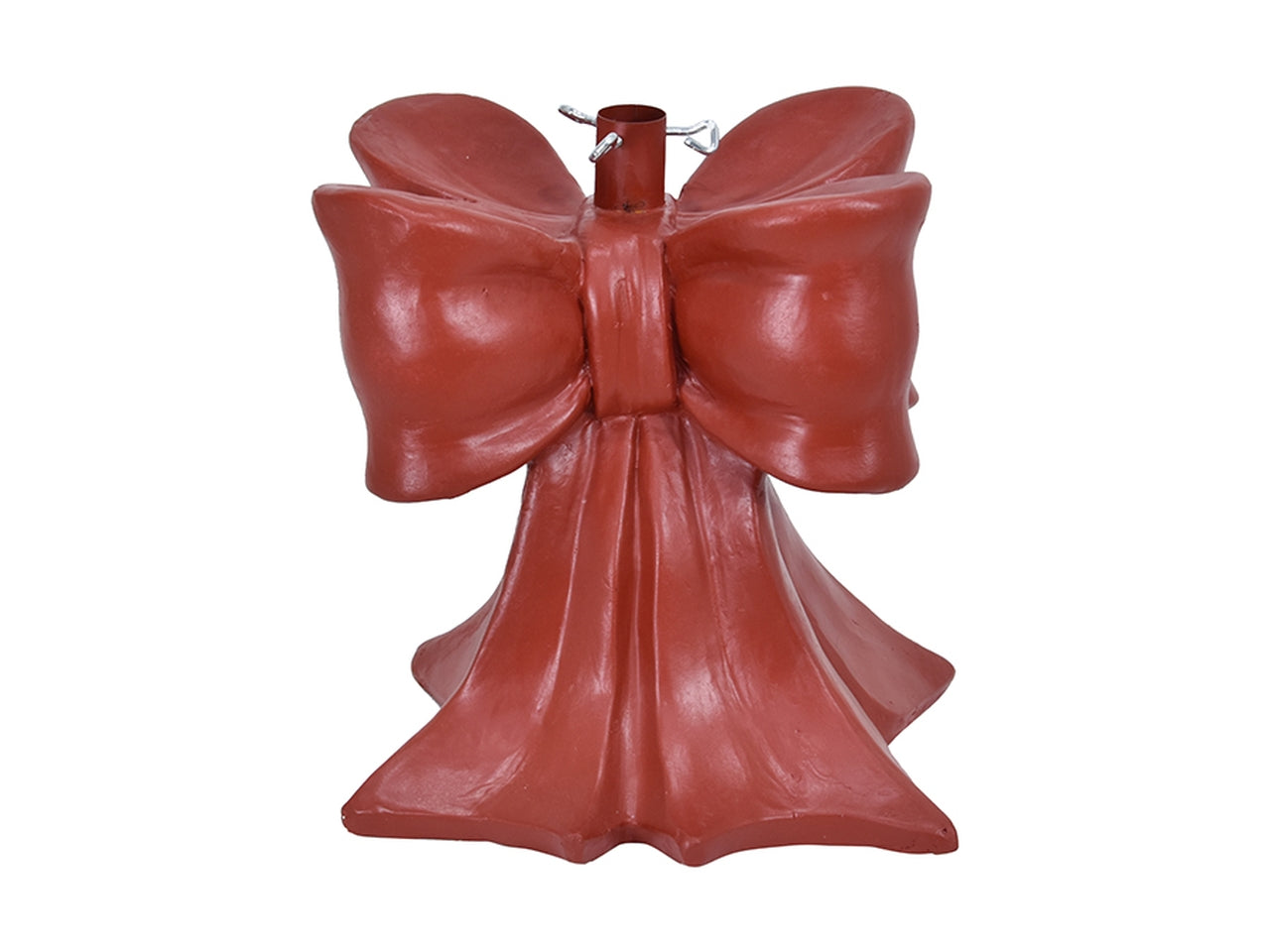 Base albero fiocco 34x33x42+5cm rosso