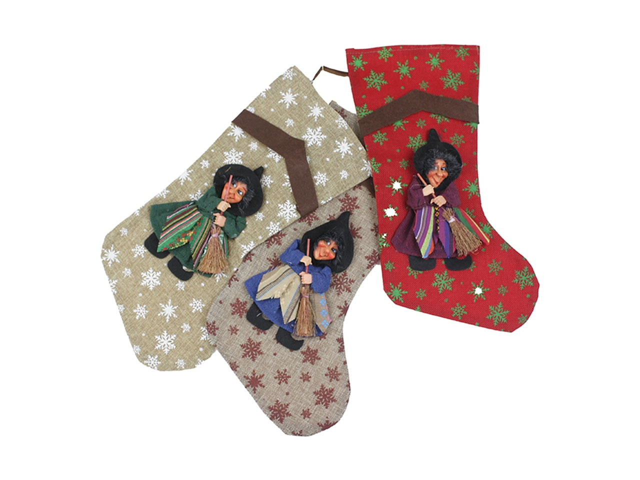 Calza befana 36cm assortite