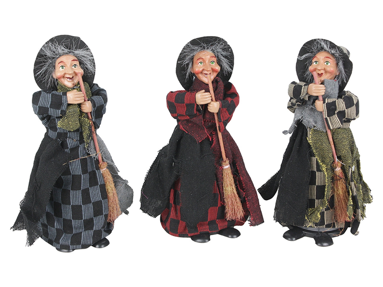 Befana portacaramella 25cm assortite