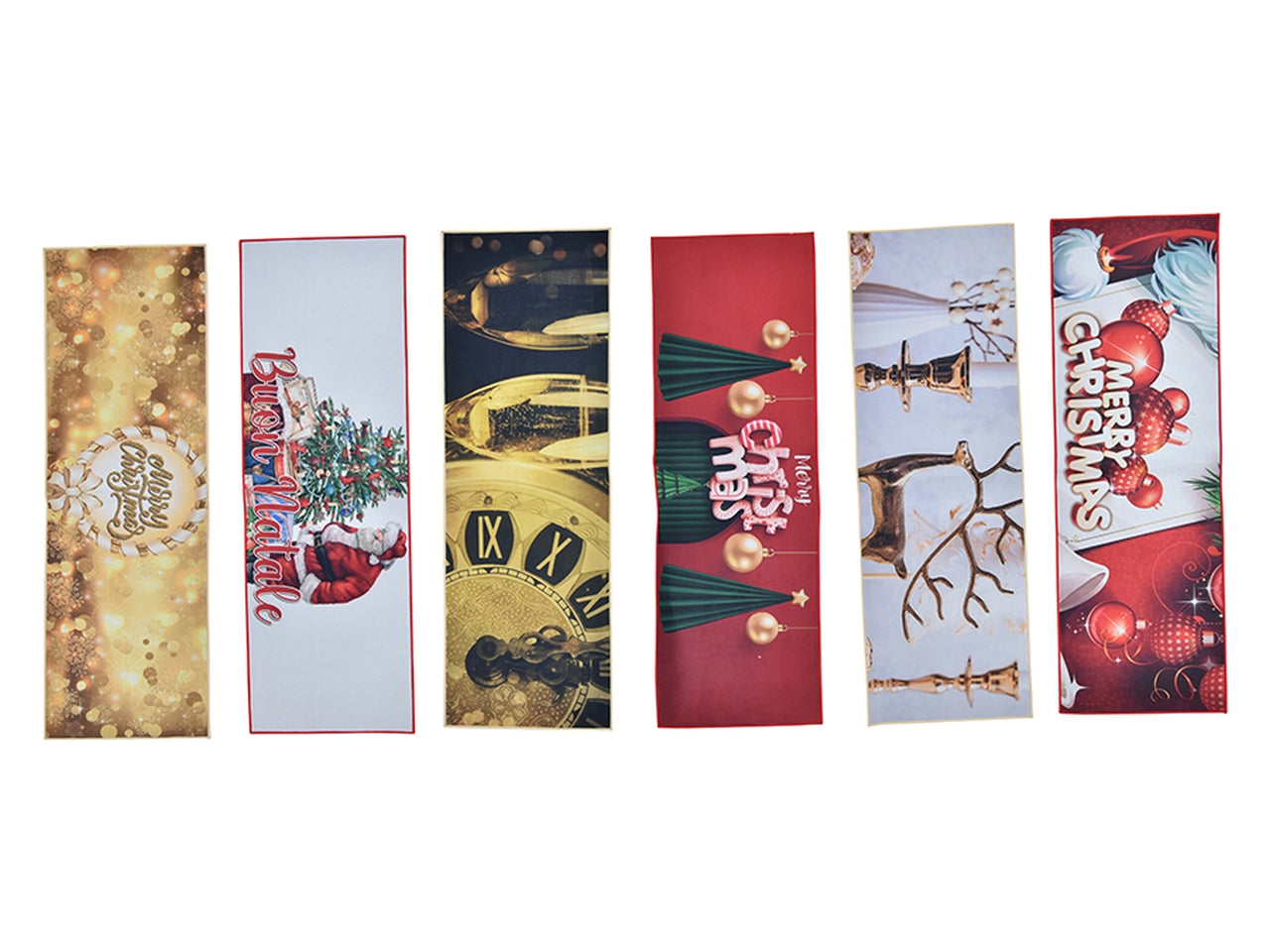 Tappeto natalizio in velluto 40x120cm assortiti