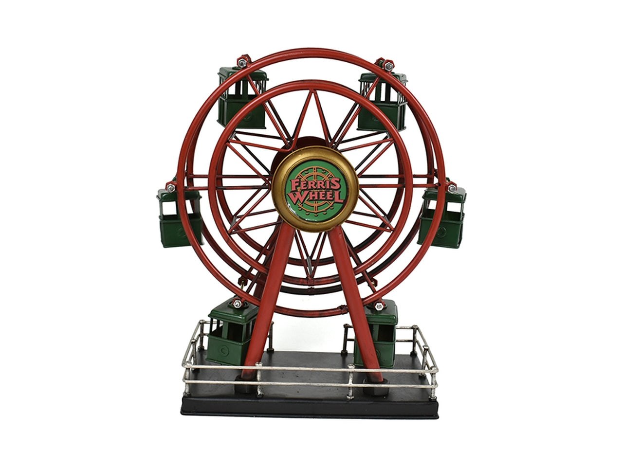 Ruota panoramica 26x14x33cm rosso e verde