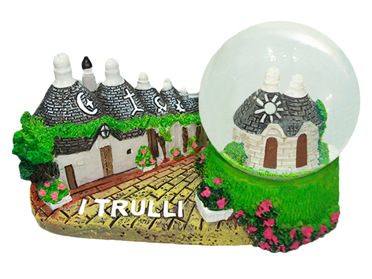 Ampolla con base i trulli 6x10x5,5cm