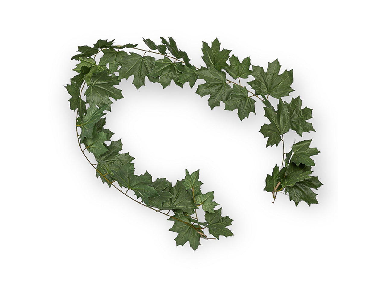 Ghirlanda foglie acero 180cm 093 verde
