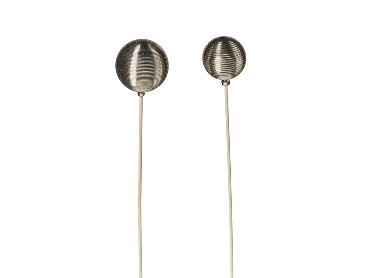 Palline/stick d.5/6cm l.50cm 033 champagne in 2 assortimenti 24 pezzi