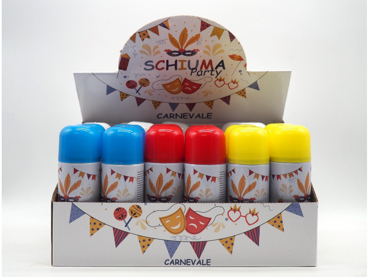 Schiuma colorata spray 80gr/250ml colori assortiti