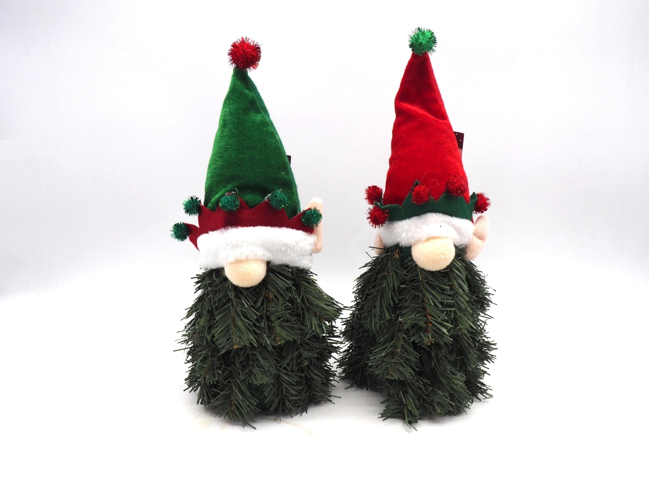 Puntale 30cm con babbo natale 2 colori assortiti