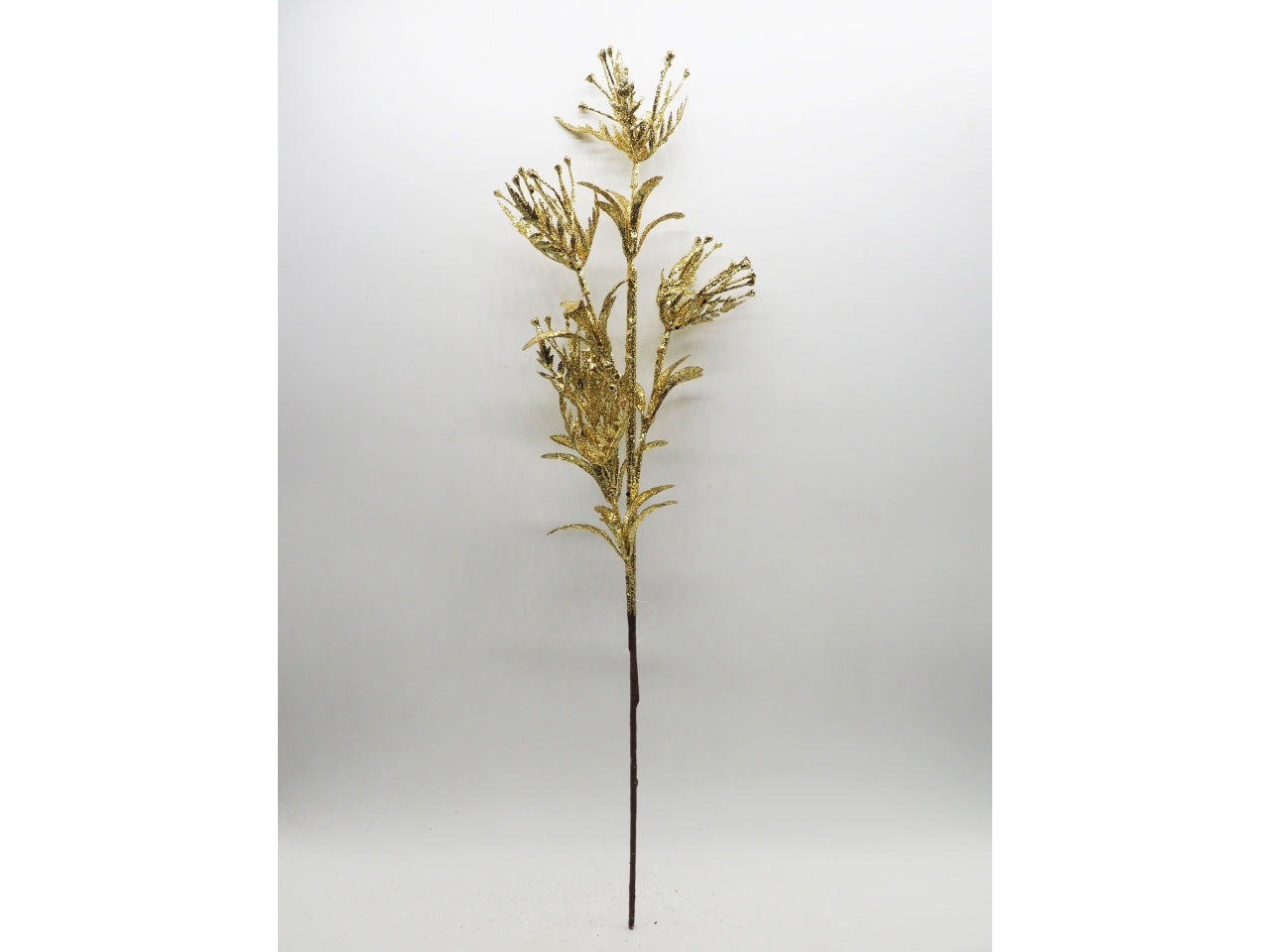 Ramo glitterato 60cm oro