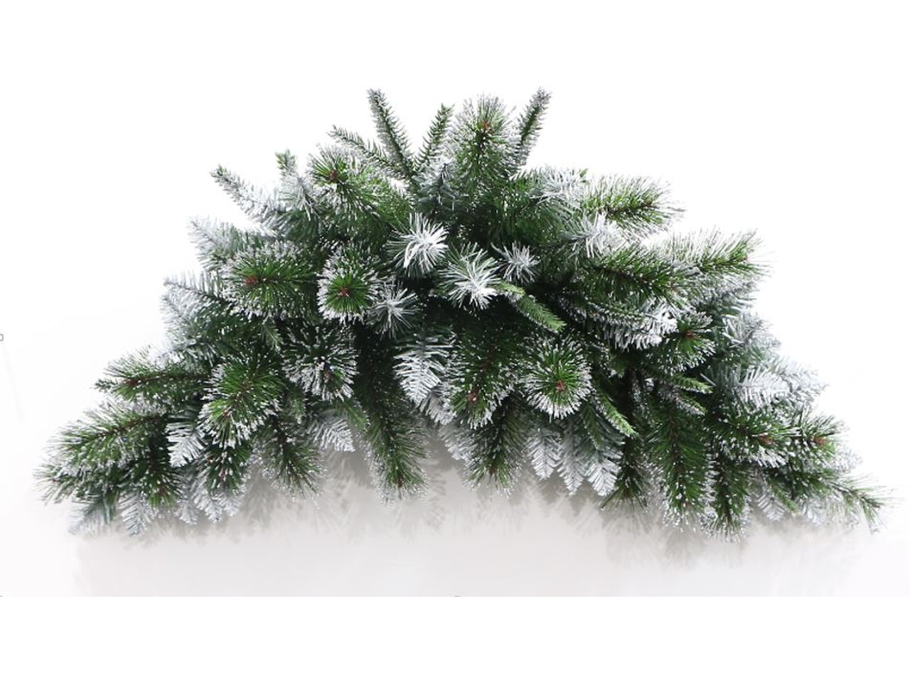 Dietroporta 70cm verde innevato argentato con 86tips