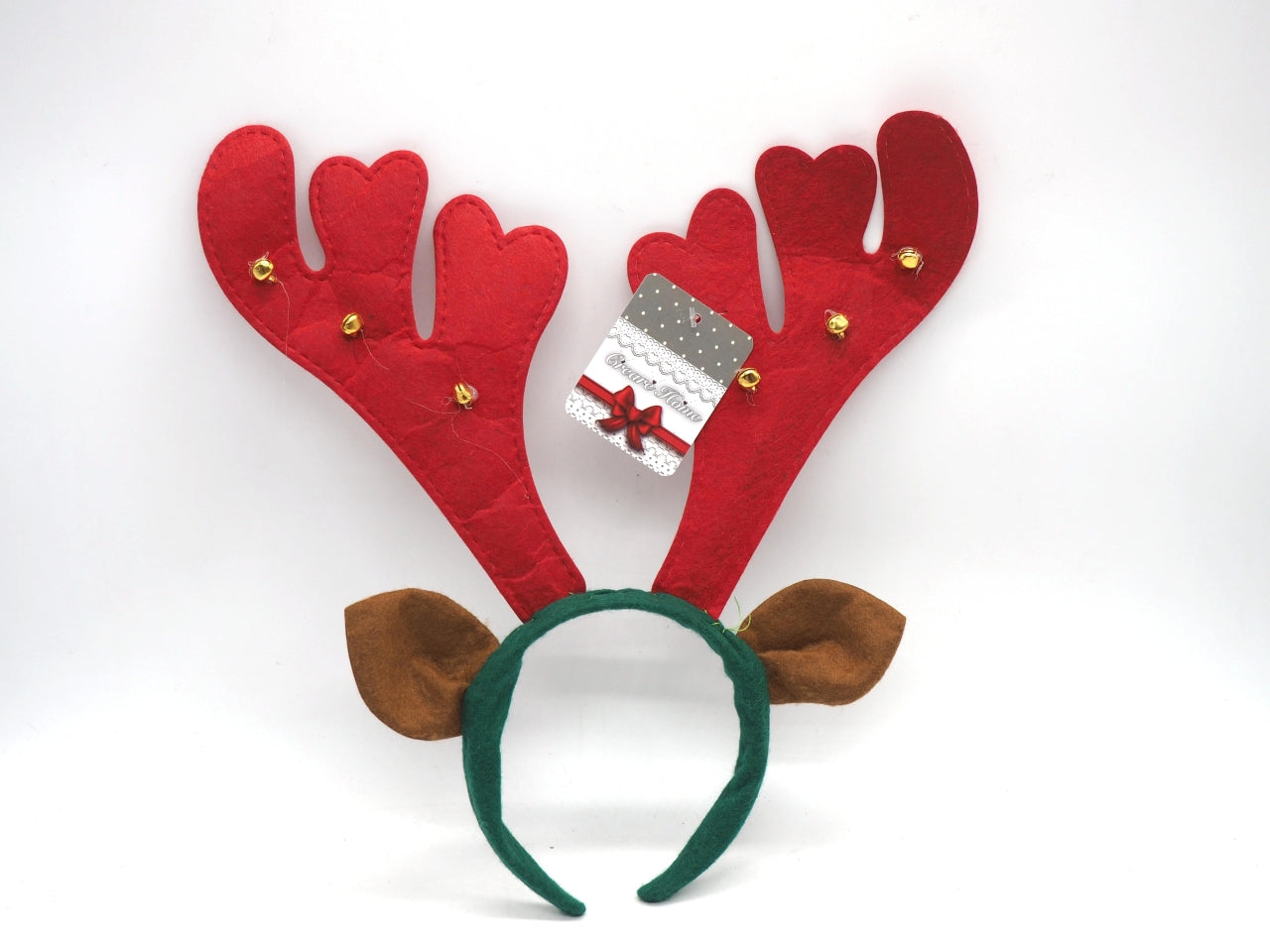 Cerchietto con corna renna e sonagli