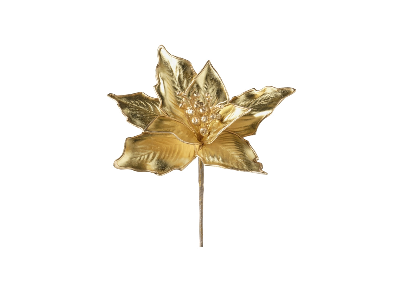 Rametto stella natale 25cm 091 oro