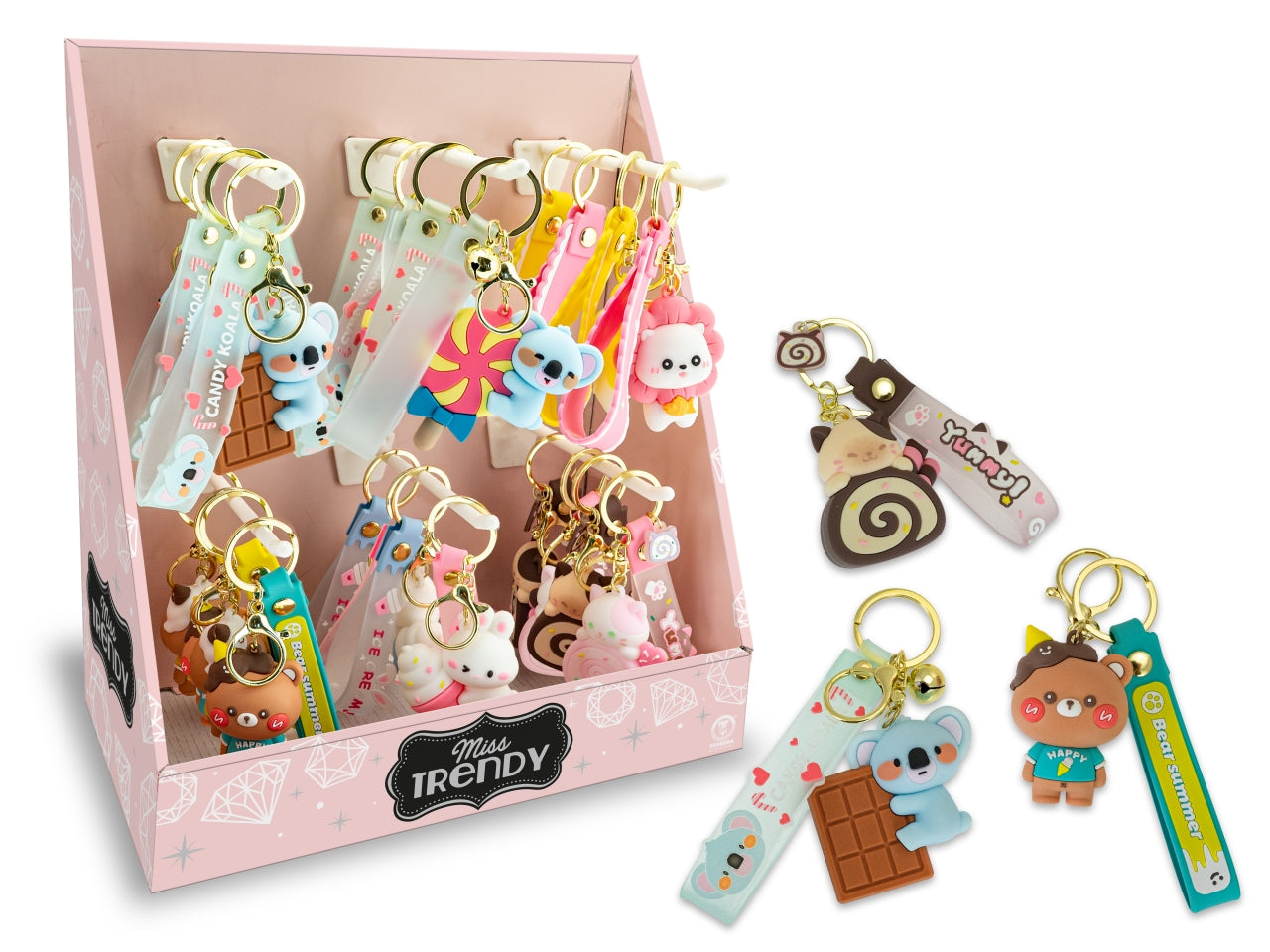 Portachiavi kawaii 12 modelli