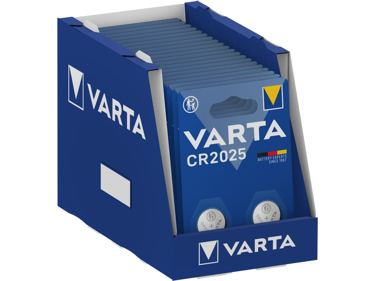 Varta batteria a bottone CR2025 al litio, blister da 2 pezzi