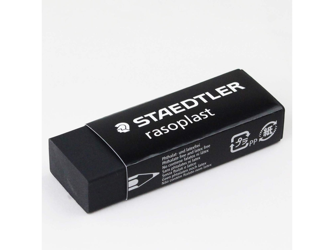 Gomma Rasoplast di colore nera gomma da cancellare di alta qualità , progettata specificamente per matite e ideale per il disegno tecnico e grafico, la confezione contiene 20 gonne.
