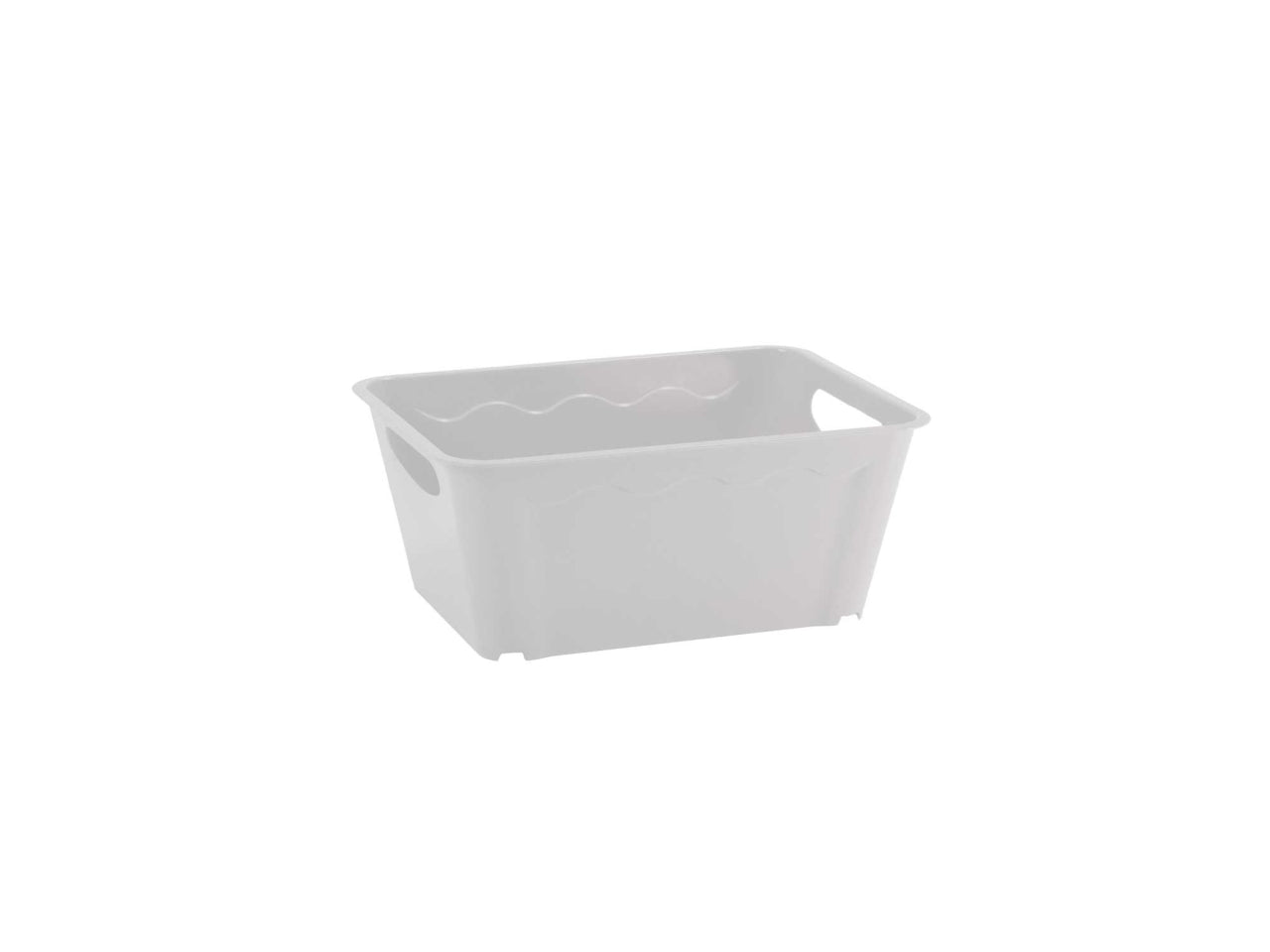 Cestino vulcano s 27x20x12hcm bianco