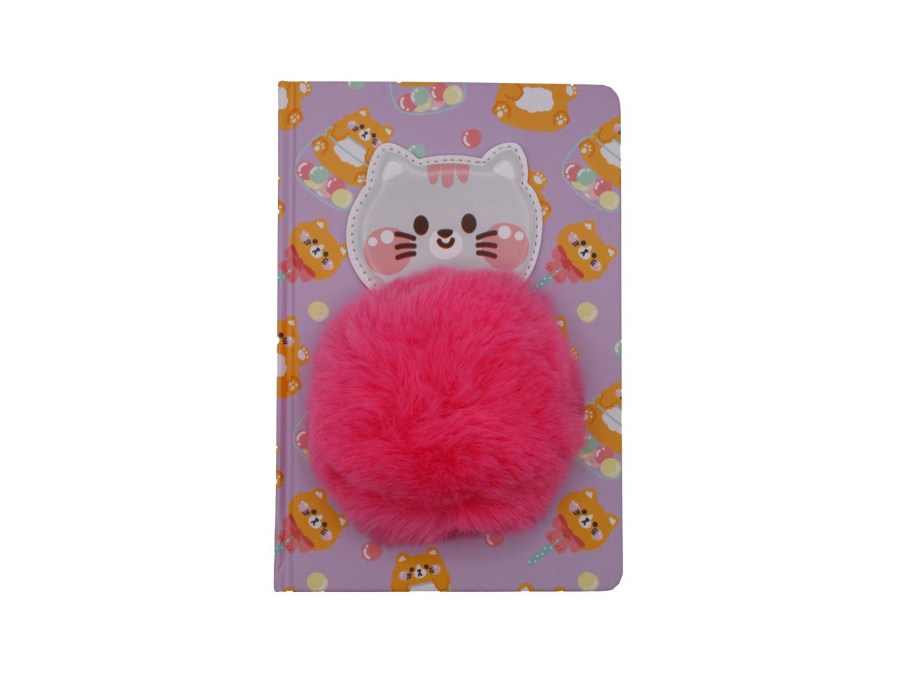 Quaderno a5 pompom cane/gatto