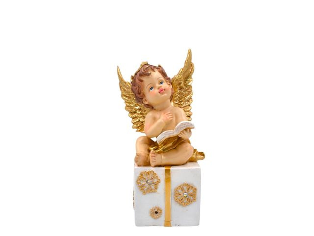 Angelo luce 12x20cm in resina