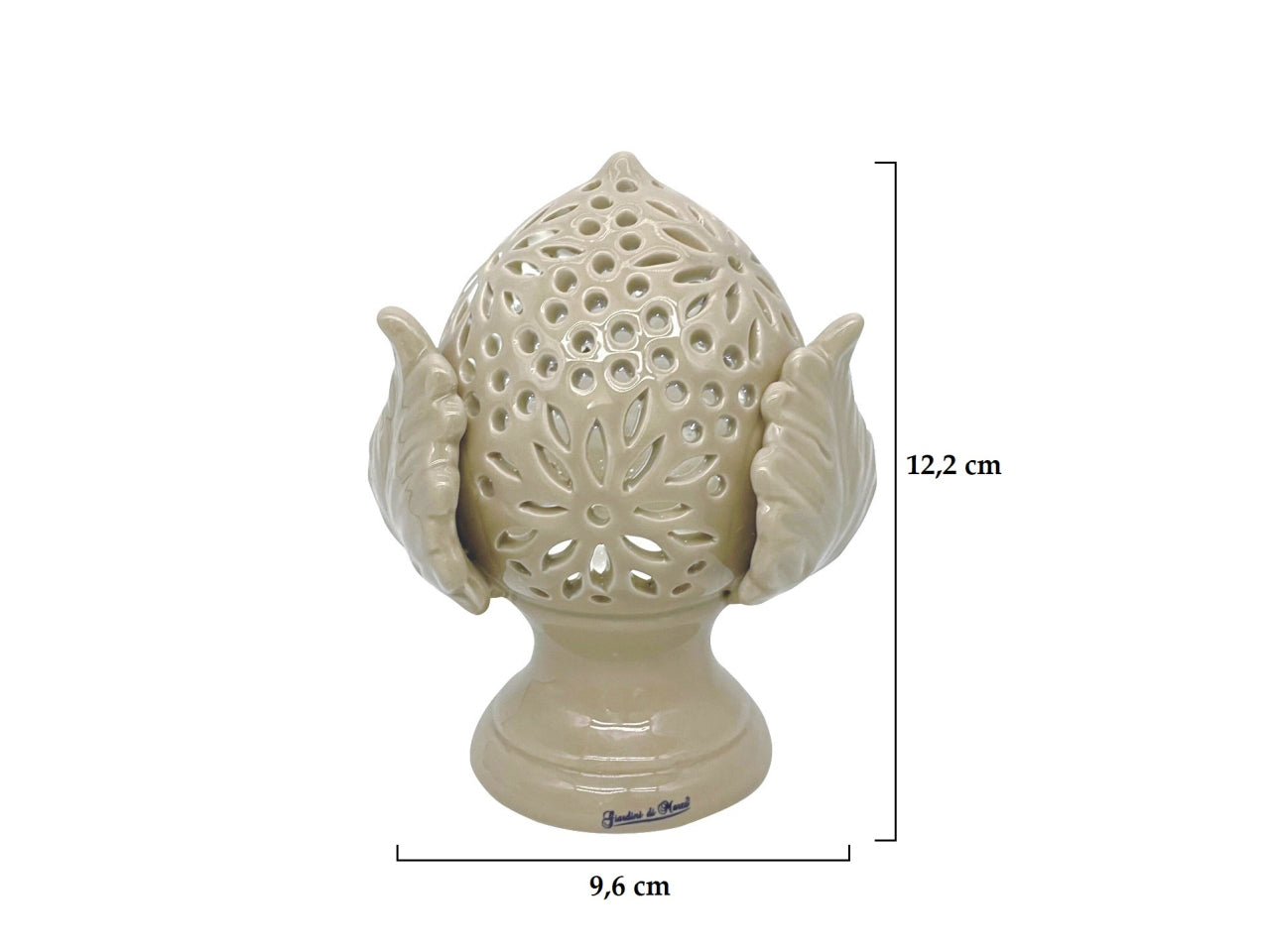 Pumo medio crema forato h.12cm