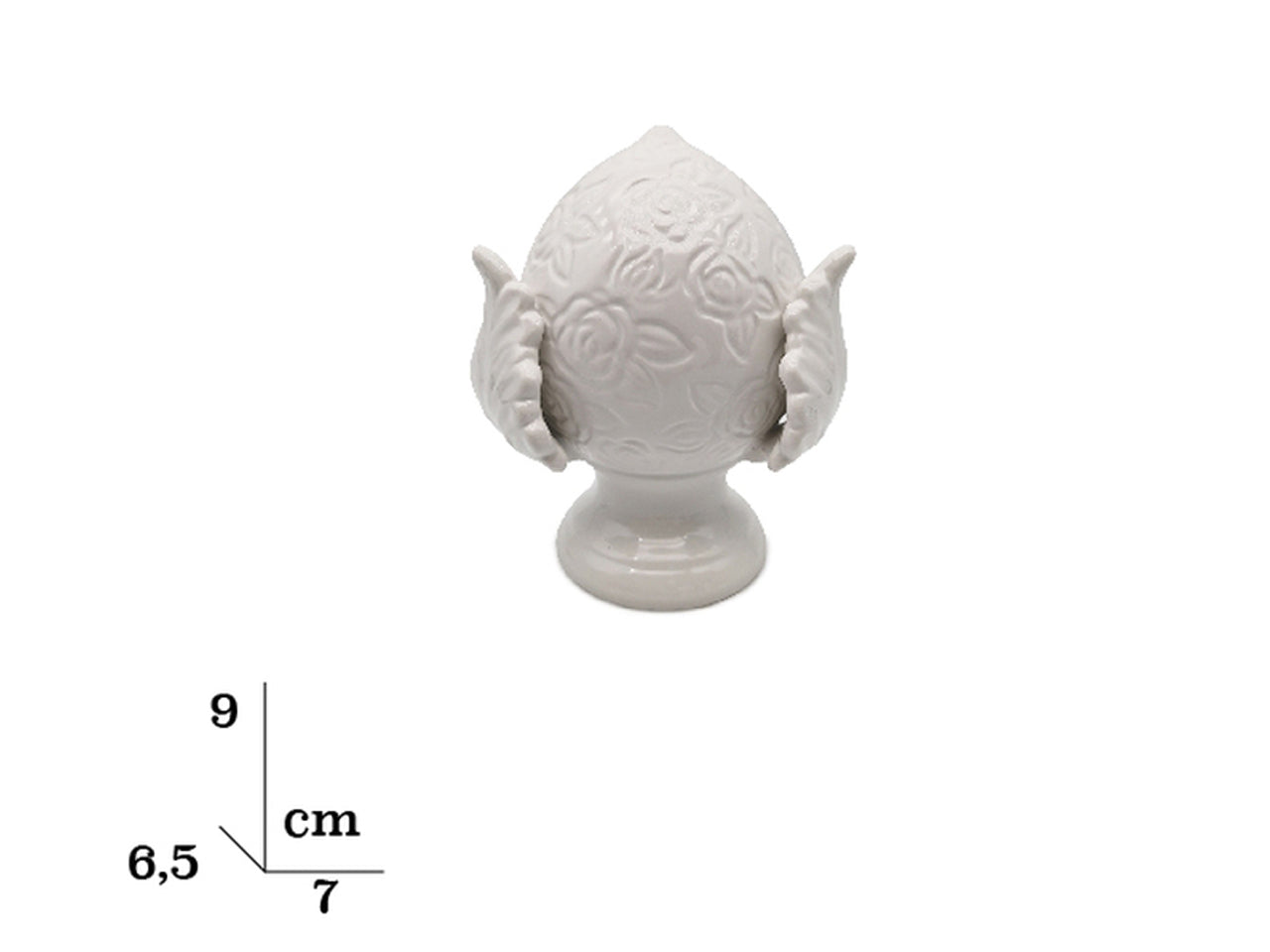 Pumo piccolo con fiori bianchi