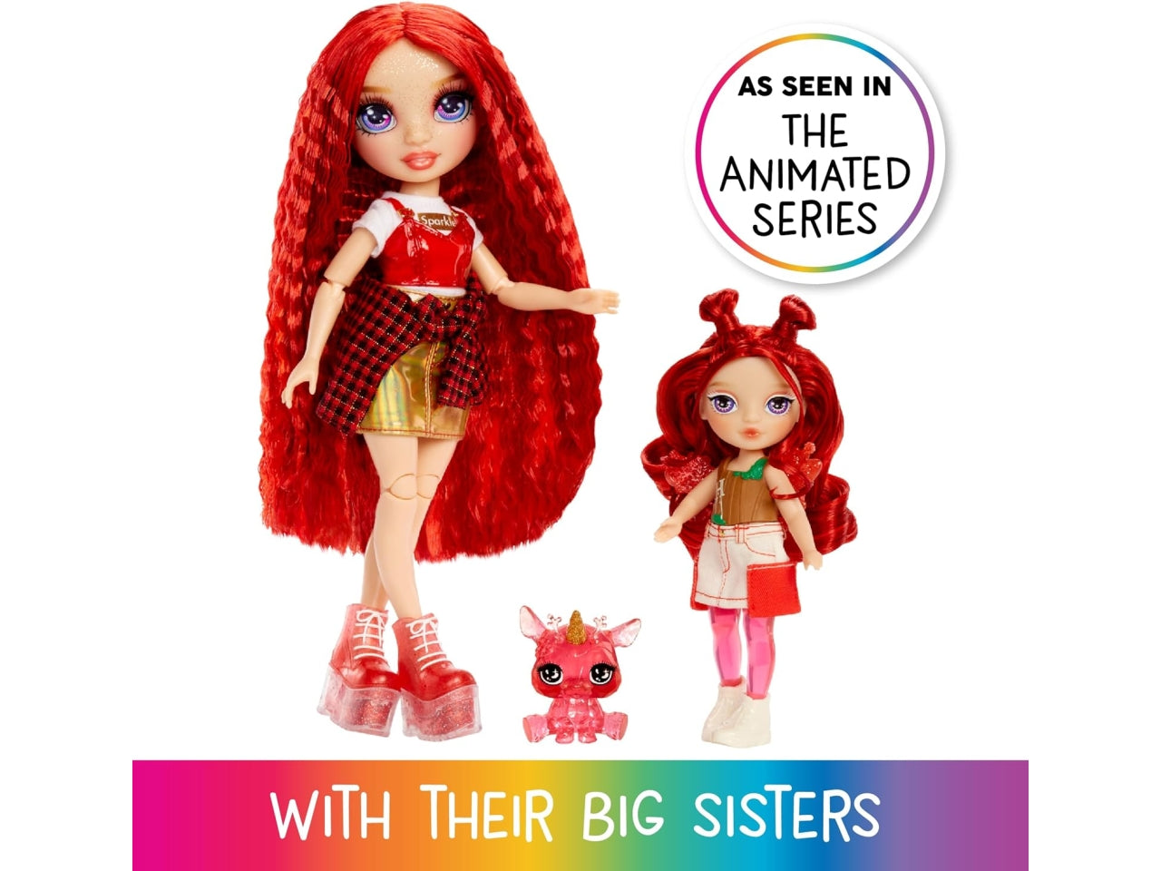 Rainbow high littles rainbow fantasy fairies doll- Apple red