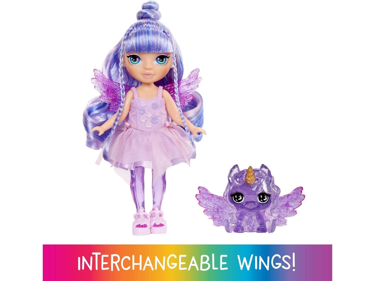Rainbow high littles rainbow fantasy fairies doll- Amethyst purple
