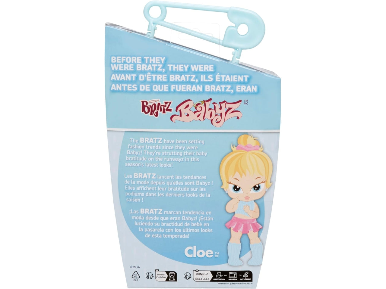 Bratz babyz runwayz doll- Cloe