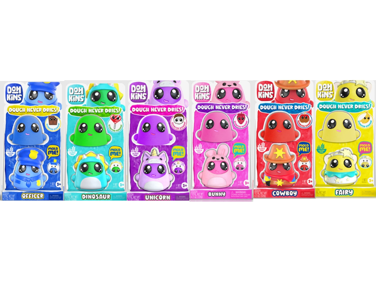 Dohkins single pack characters asst in tray