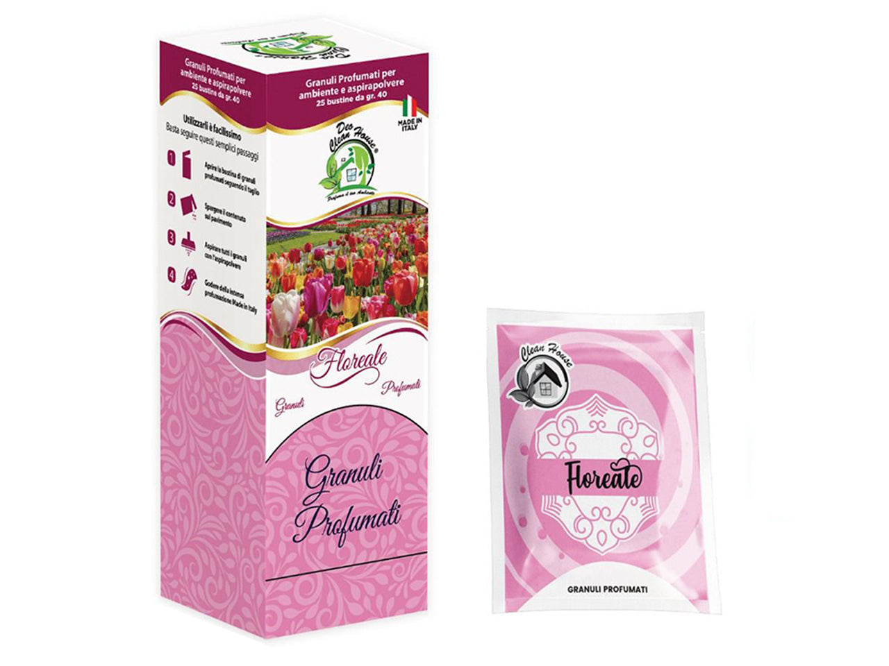 Bustina granuli profumati da 40gr floreale
