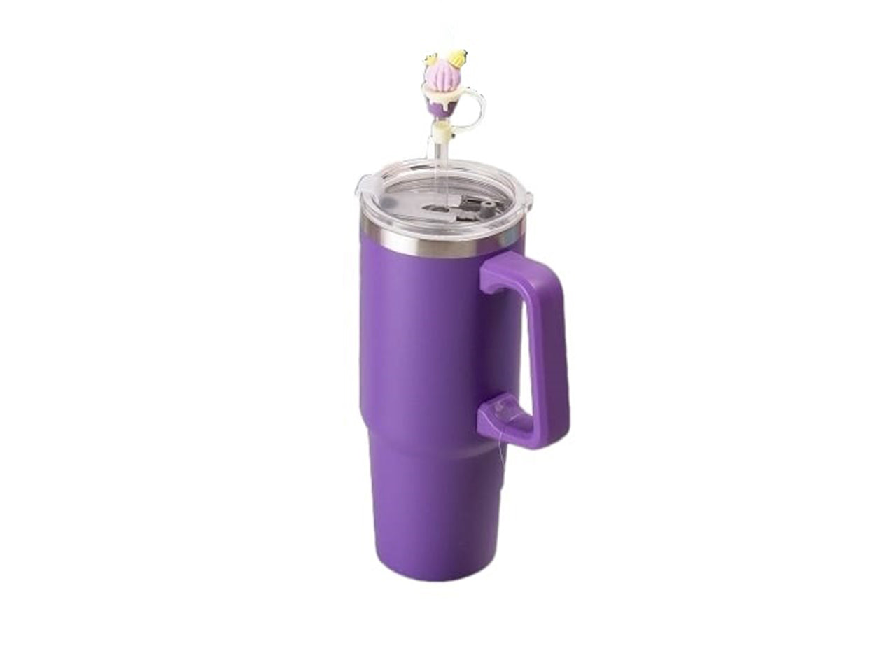 Borraccia con manico 900ml mouve