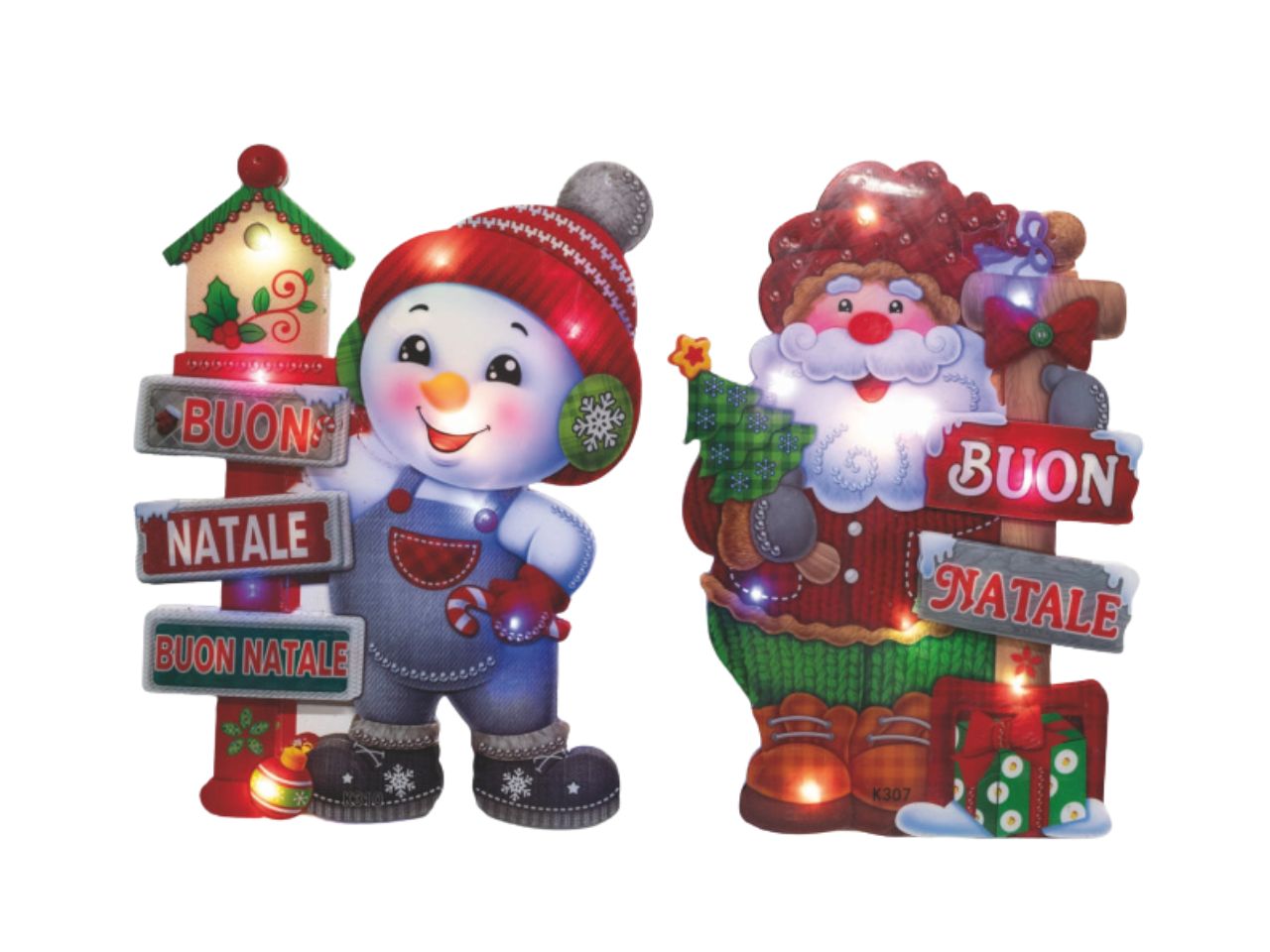 Dietroporta luminoso 33x24cm modelli assortiti